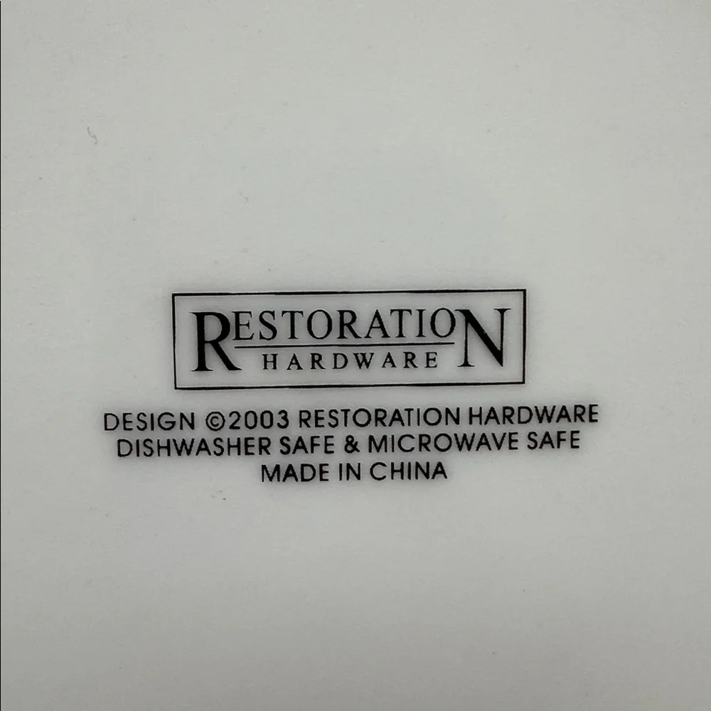 Set Of 2 Restoration Hardware 2003 Le Troupeau Cheese Salad Plates